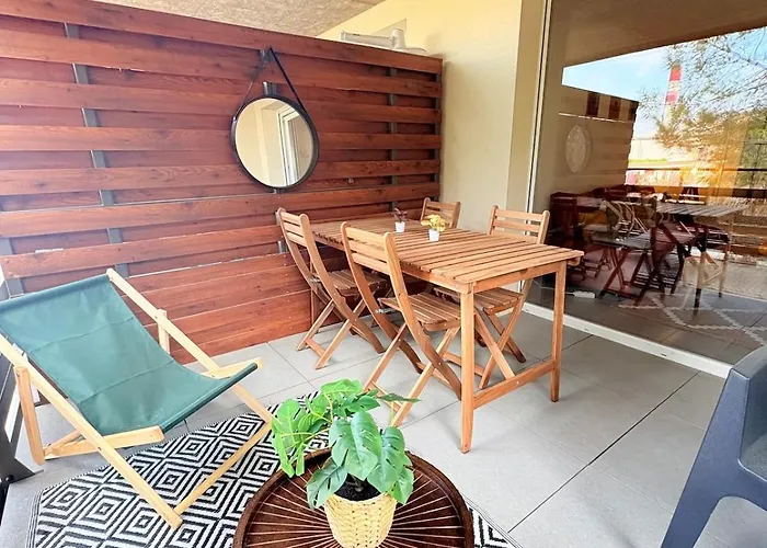#sete T3 Neuf & Cosy Terrasse Parking Apartment