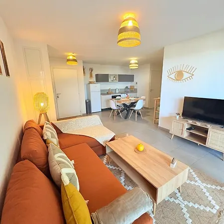 #sète T3 Neuf&cosy Terrasse Parking *